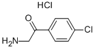 2-AMINO-4'-CHLOROACETOPHENONE HYDROCHLORIDE Chemical Structure