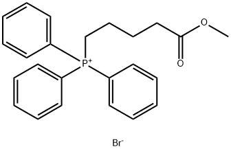 Phosphonium, (5-methoxy-5-oxopentyl)triphenyl-, bromide Chemical Structure