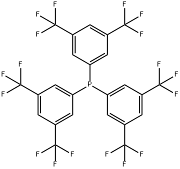 TRIS[3,5-BIS(TRIFLUOROMETHYL)PHENYL]PHOSPHINE Chemical Structure