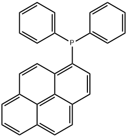 Structure - diphenyl-1-pyrenylphosphine