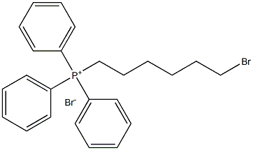 Structure - Phosphonium, (6-bromohexyl)triphenyl-, bromide
