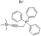 (3-TRIMETHYLSILYL-2-PROPYNYL)TRIPHENYLPHOSPHONIUM BROMIDE Chemical Structure