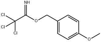 4-METHOXYBENZYL-2,2,2-TRICHLOROACETIMID& Chemical Structure