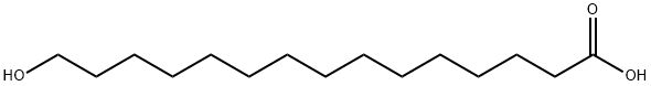 15-HYDROXYPENTADECANOIC ACID Chemical Structure