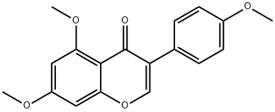 Structure - GENISTEIN TRIMETHYL ETHER