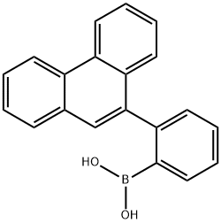 [2-(phenanthren-9-yl)phenyl]boronicacid Chemical Structure