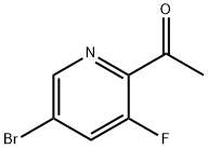 1-(5-Bromo-3-fluoropyridin-2-yl)ethanone Chemical Structure