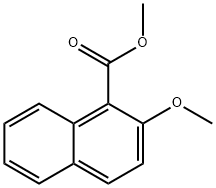 Structure - METHYL 2-METHOXY-1-NAPHTHOATE