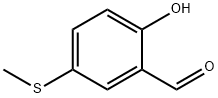 2-hydroxy-5-(methylthio)benzaldehyde Chemical Structure