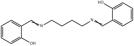 N,N'-BIS(SALICYLIDENE)-1,4-BUTANEDIAMINE Chemical Structure
