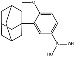 Structure - 3-(1-ADAMANTYL)-4-METHOXYBENZENEBORONIC ACID