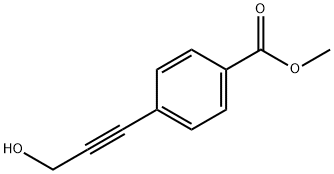 4-(3-HYDROXY-PROP-1-YNYL)-BENZOIC ACID METHYL ESTER Chemical Structure