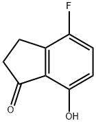 4-fluoro-7-hydroxy-1-indanone Chemical Structure