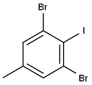 Structure - 3,5-DIBROMO-4-IODOTOLUENE