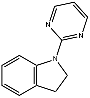 Structure - 1H-Indole, 2,3-dihydro-1-(2-pyrimidinyl)-