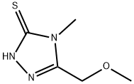 3H-1,2,4-Triazole-3-thione, 2,4-dihydro-5-(methoxymethyl)-4-methyl- Chemical Structure