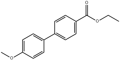 Structure - ETHYL 4'-METHOXY[1,1'-BIPHENYL]-4-CARBOXYLATE