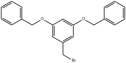 Structure - 3,5-BIS(BENZYLOXY)BENZYL BROMIDE