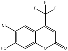 Structure - 6-CHLORO-7-HYDROXY-4-(TRIFLUOROMETHYL)COUMARIN