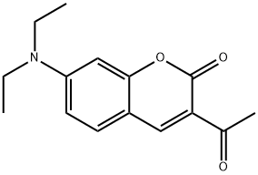 Structure - 3-ACETYL-7-(DIETHYLAMINO)-2H-CHROMEN-2-ONE