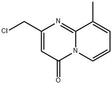 2-(chloromethyl)-9-methyl-4H-pyrido[1,2-a]pyrimidin-4-one(SALTDATA: FREE) Chemical Structure
