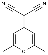 (2,6-Dimethyl-4H-pyran-4-ylidene)malononitrile Chemical Structure