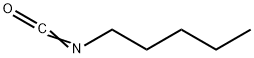 Structure - Pentyl isocyanate