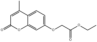 Structure - (4-Methyl-couMarin-7-yloxy)-acetic acid ethyl ester