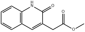 Methyl 2-(2-oxo-1,2-dihydroquinolin-3-yl)acetate Chemical Structure
