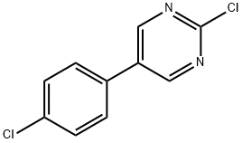 2-CHLORO-5-(4-CHLOROPHENYL)PYRIMIDINE Chemical Structure