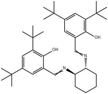 Structure - Phenol, 2,2'-[(1R,2R)-1,2-cyclohexanediylbis(nitrilomethylidyne)]bis[4,6-bis(1,1-dimethylethyl)-