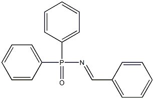 P,P-diphenyl-N-(phenylmethylene)phosphinic amide Chemical Structure