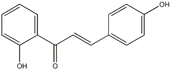 (E)-1-(2-hydroxyphenyl)-3-(4-hydroxyphenyl)prop-2-en-1-one Chemical Structure