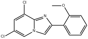 Imidazo[1,2-a]pyridine, 6,8-dichloro-2-(2-methoxyphenyl)- Chemical Structure