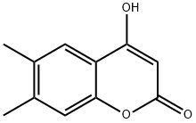 Structure - 4-HYDROXY-6 7-DIMETHYLCOUMARIN  98
