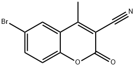 Structure - 6-BROMO-3-CYANO-4-METHYLCOUMARIN