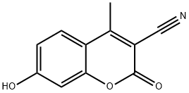 Structure - 3-CYANO-7-HYDROXY-4-METHYLCOUMARIN