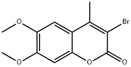 Structure - 3-BROMO-4-METHYL-6,7-DIMETHOXYCOUMARIN