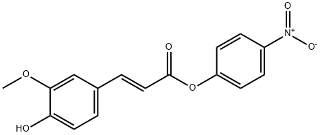 Structure - 4-Nitrophenyl trans-ferulate