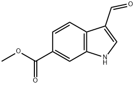 METHYL 3-FORMYLINDOLE-6-CARBOXYLATE Chemical Structure