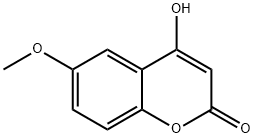 4-HYDROXY-6-METHOXYCOUMARIN Chemical Structure