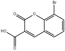 8-Bromo-2-oxo-2H-chromene-3-carboxylic acid Chemical Structure